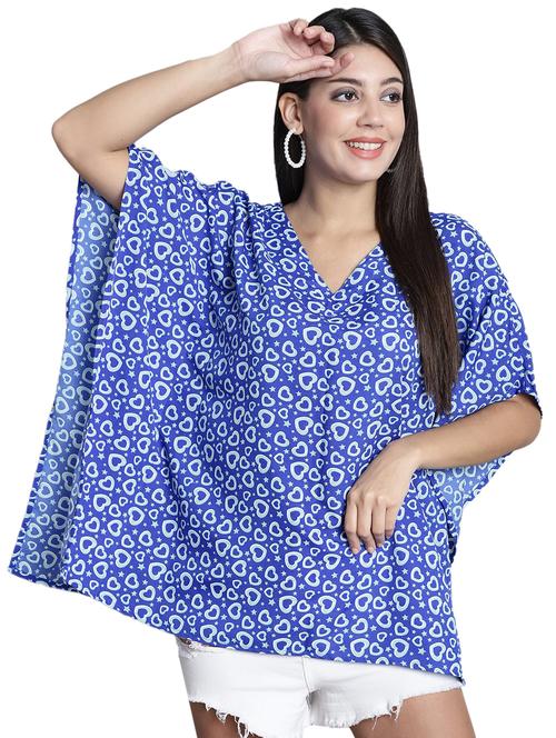 blue quirky kaftan top - 20309408 - Standard Image - 0