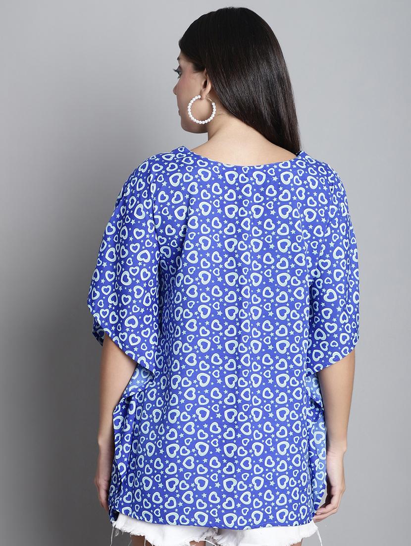 blue quirky kaftan top - 20309408 - Standard Image - 4