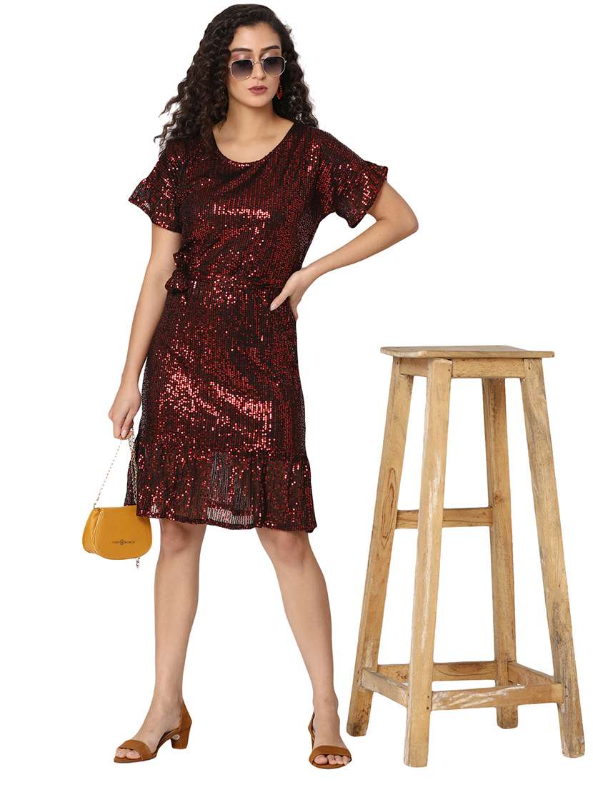 women sequin sheath dress - 20309506 -  Standard Image - 4