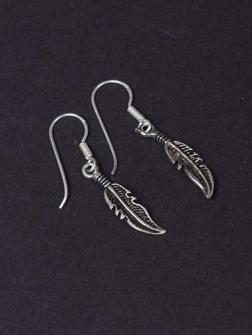 women silver drop earrings - 20309535 - Standard Image - 1