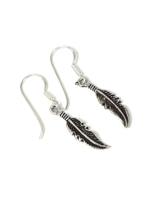 women silver drop earrings - 20309541 -  Standard Image - 0