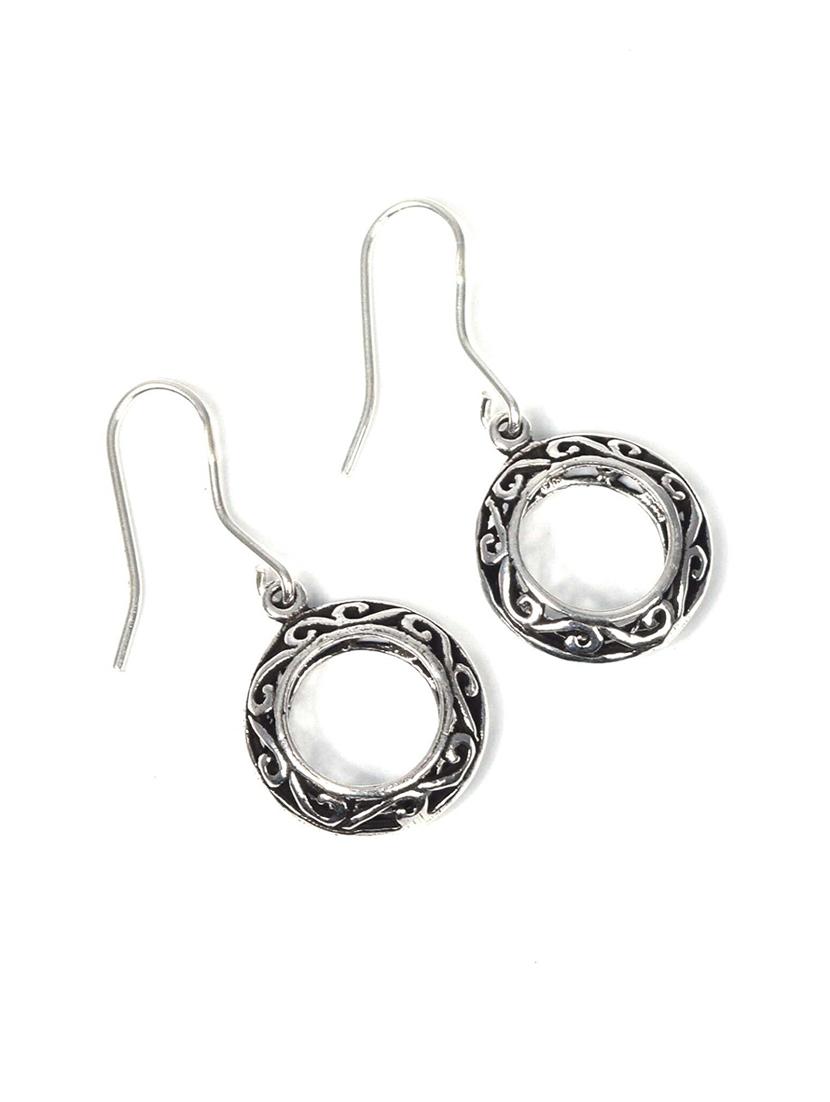 women silver hoop earrings - 20309542 - Zoom Image - 0