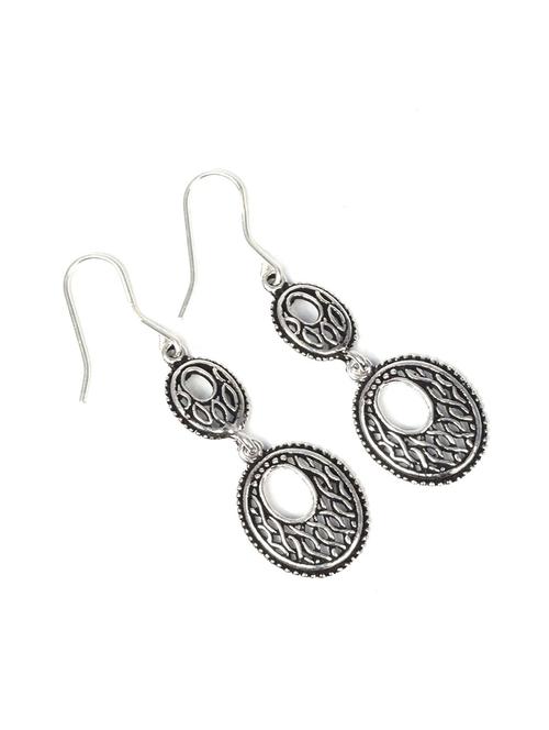 women silver drop earrings - 20309543 -  Standard Image - 0