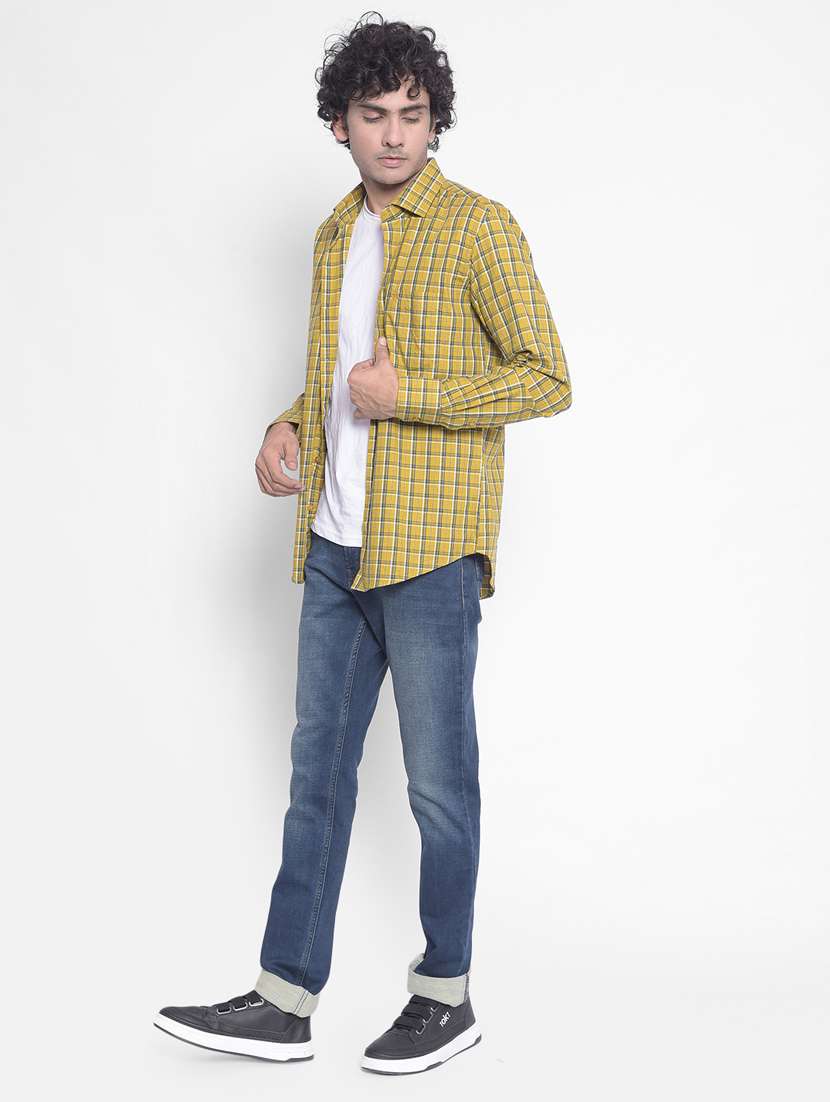 mens checks casual shirt - 20311189 -  Standard Image - 4