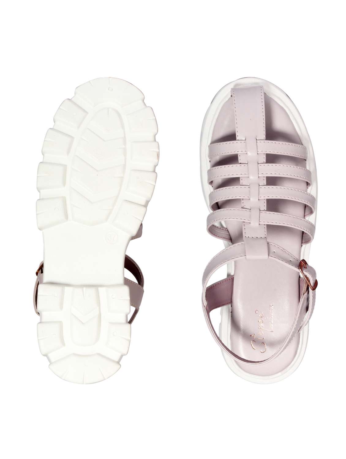 purple solid gladiators sandal - 20311245 -  Standard Image - 4