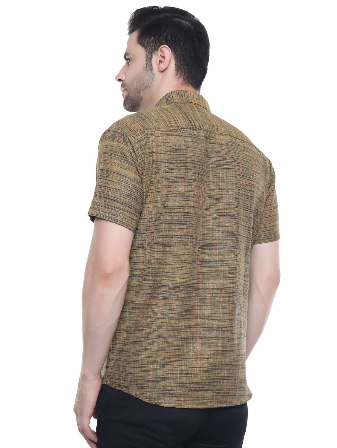 mens melange formal shirt - 20311305 -  Standard Image - 1