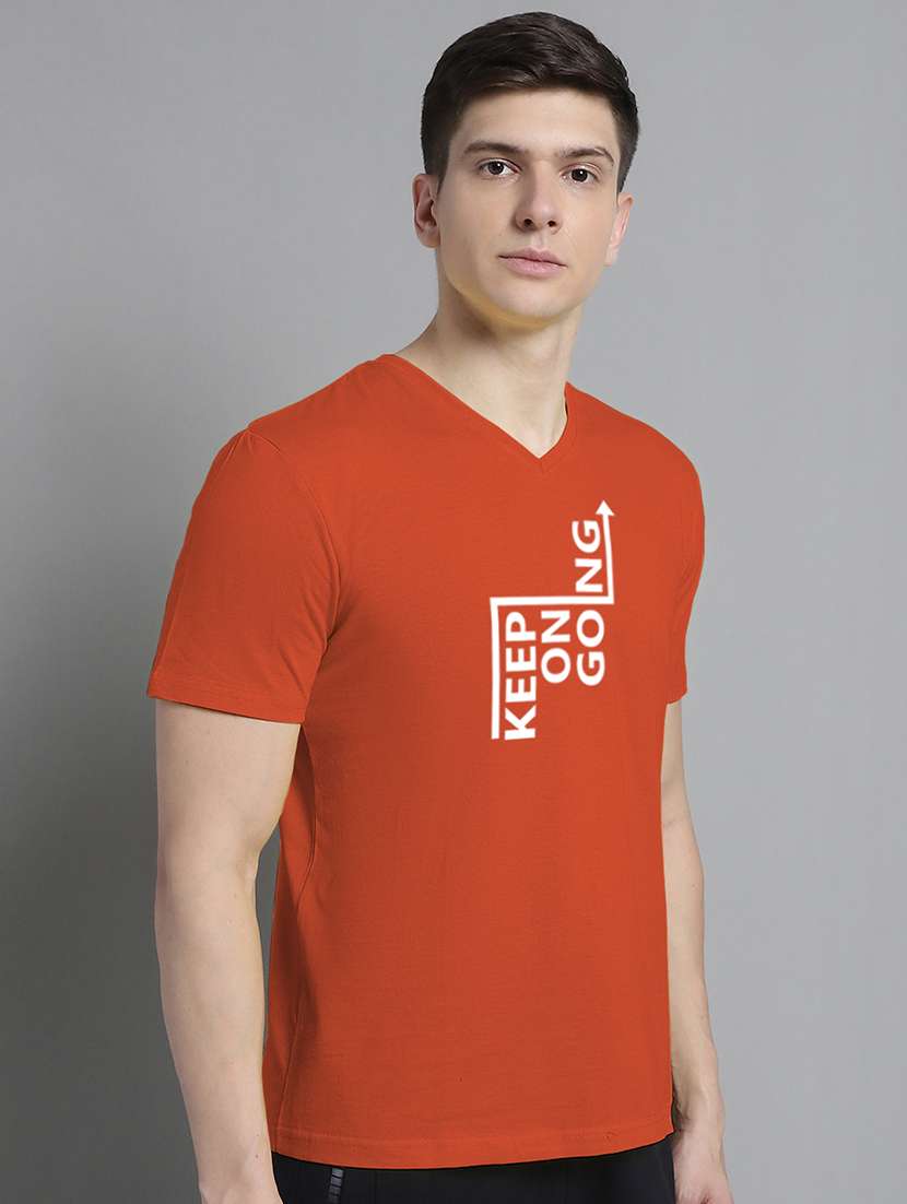 men chest print short sleeve t-shirt - 20312228 -  Standard Image - 1