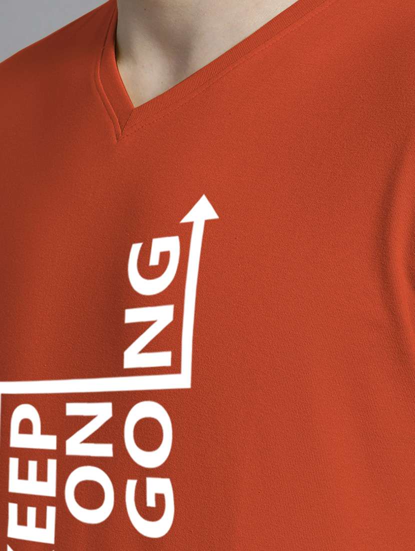 men chest print short sleeve t-shirt - 20312228 -  Standard Image - 4