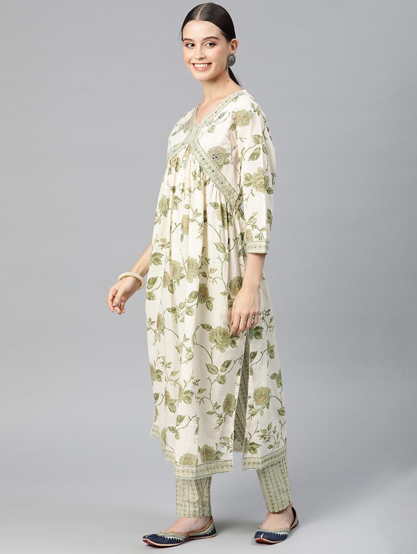 women kurta pant set with dupatta - 20315941 - Standard Image - 1