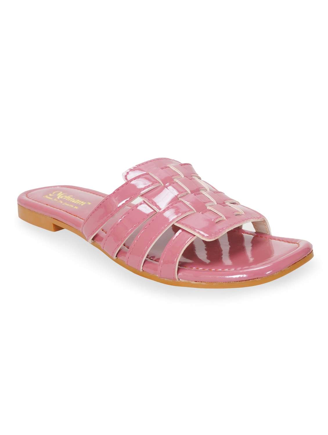 pink patent leather slip on sandals - 20317042 -  Standard Image - 1