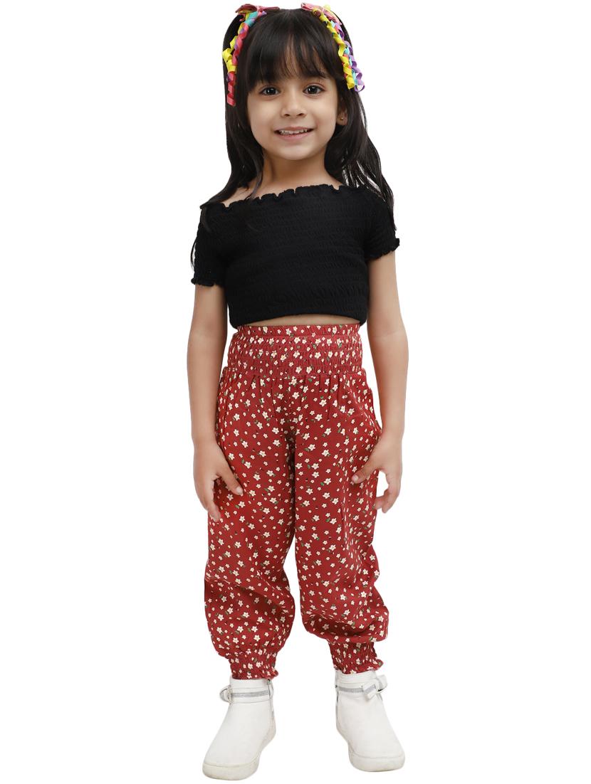 girl floral print jogger trouser - 20318404 - Standard Image - 4