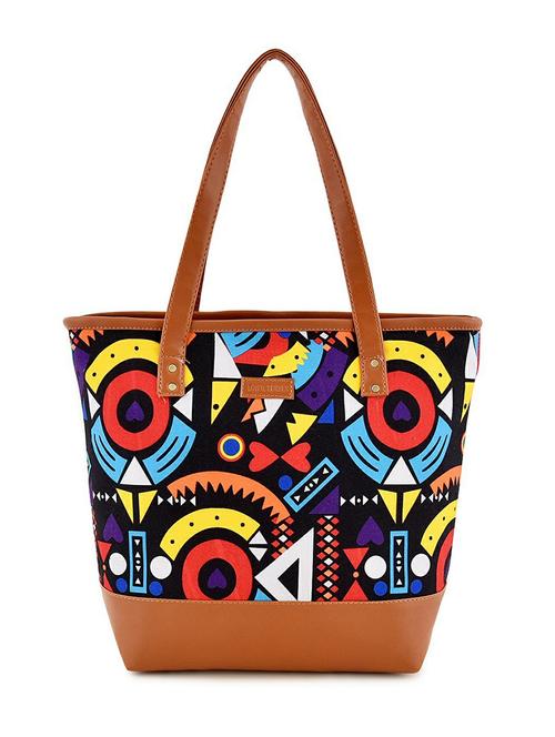 multi colored canvas hobo handbag - 20322523 - Standard Image - 0