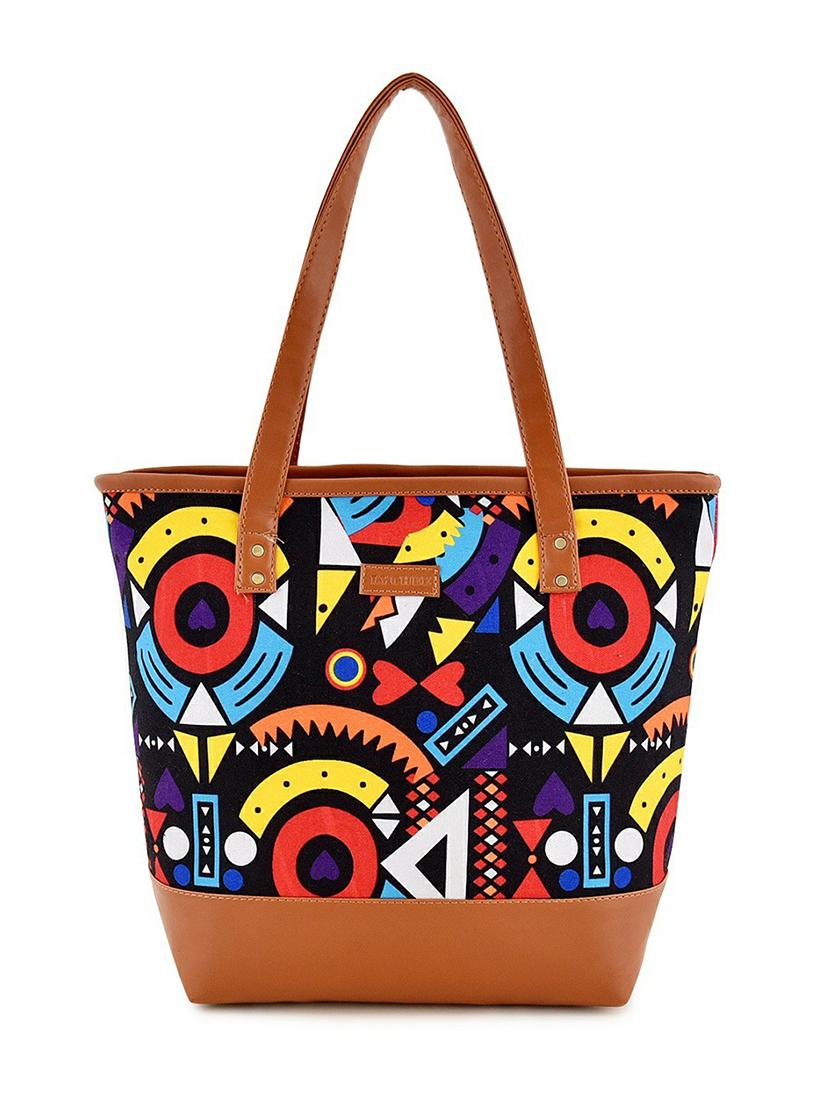 multi colored canvas hobo handbag - 20322523 - Zoom Image - 0