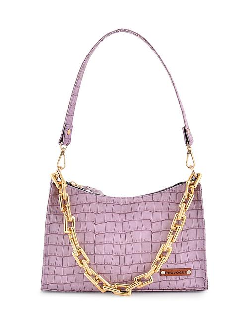 purple leatherette (pu) hobo handbag - 20322581 - Standard Image - 0