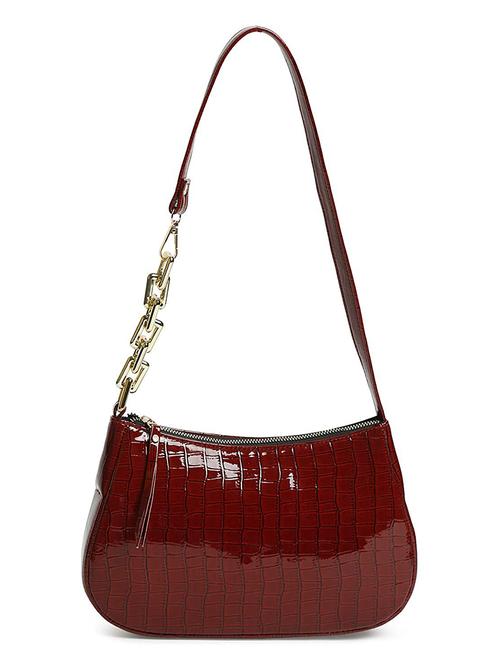 brown leatherette (pu) hobo handbag - 20322592 - Standard Image - 0