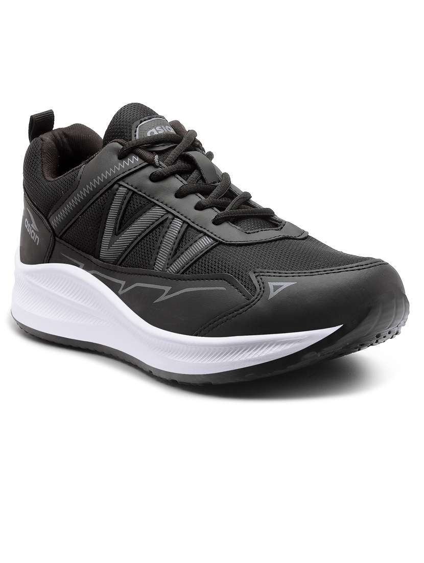 men lace up running sport shoes - 20322904 -  Standard Image - 1