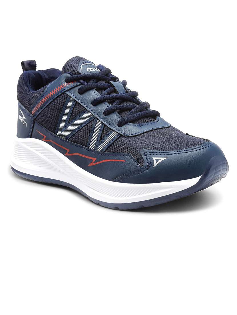 men lace up running sport shoes - 20322906 -  Standard Image - 1
