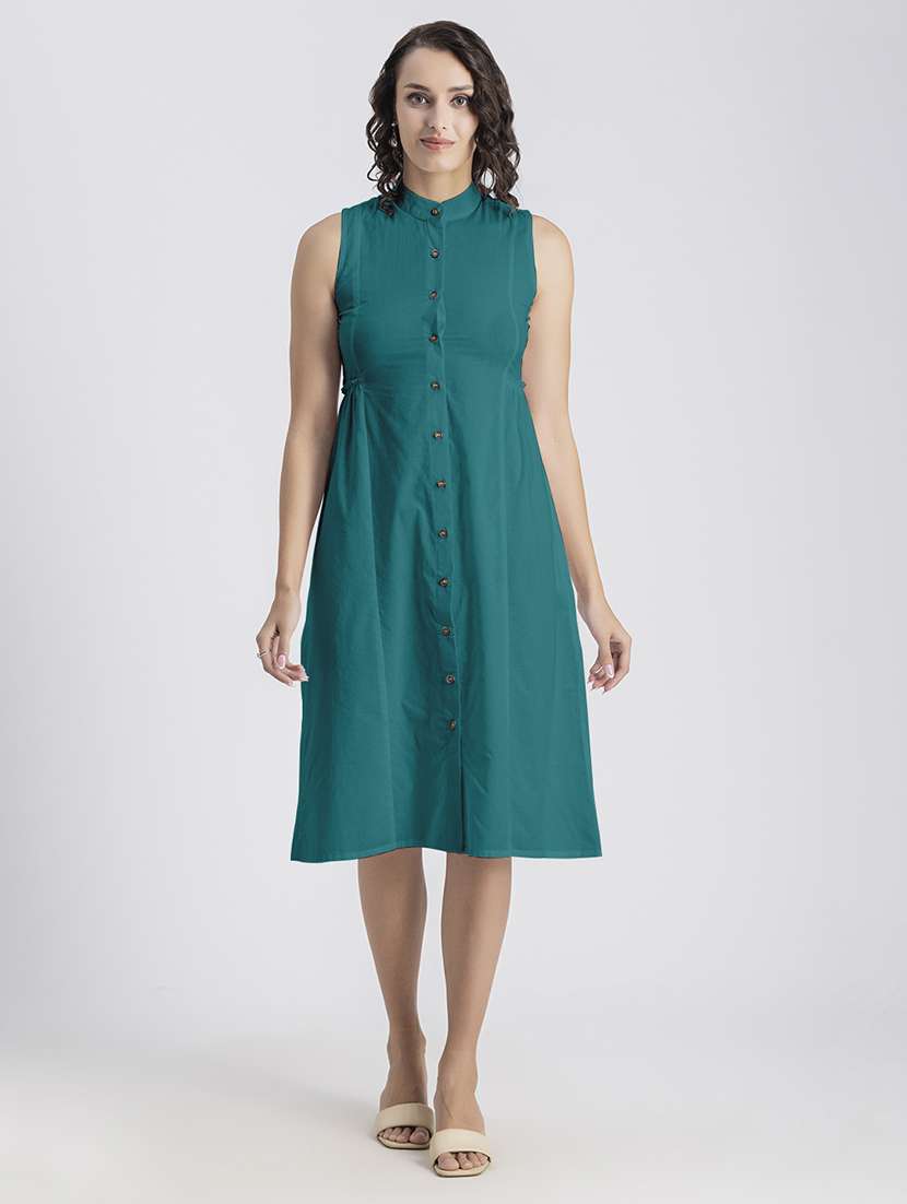 women's shirt solid dress