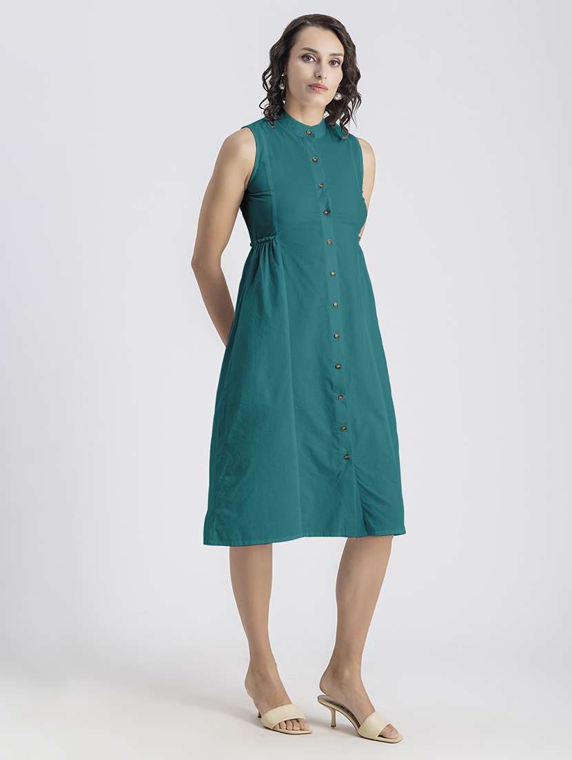 women's shirt solid dress - 20322949 -  Standard Image - 1