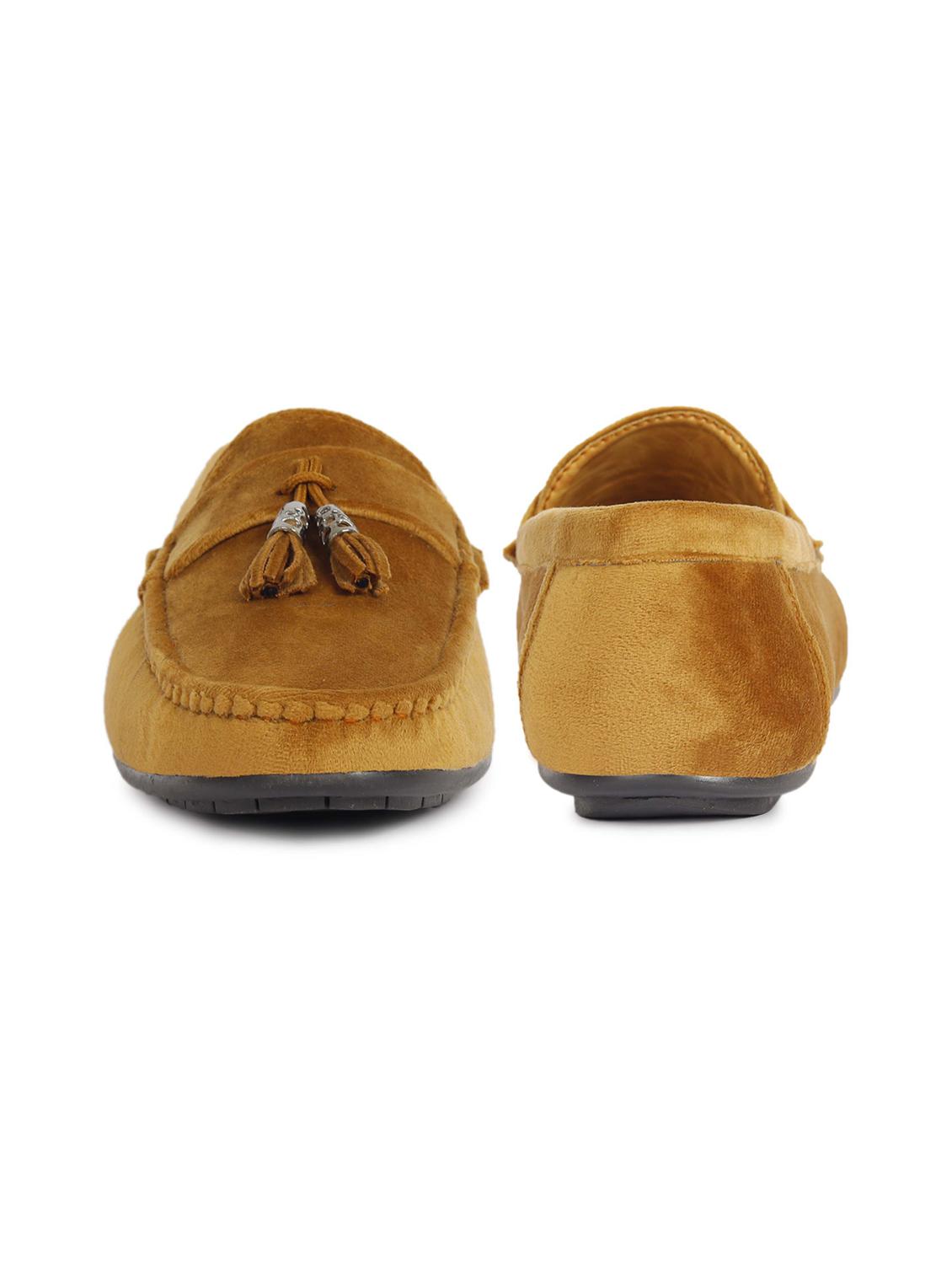 men slip on tassle detailing loafers - 20322967 - Standard Image - 4