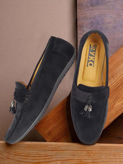 men slip on tassle detailing loafers - 20322968 - Standard Image - 0
