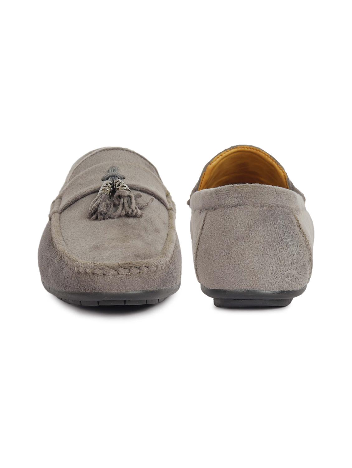 men slip on tassle detailing loafers - 20322969 - Standard Image - 4