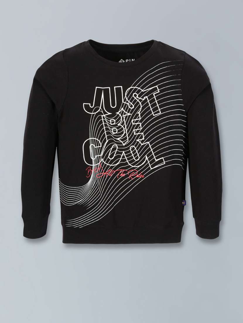 boys typography print t-shirt