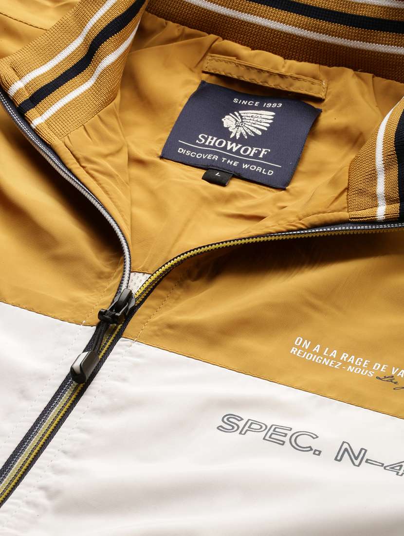 yellow nylon bomber jacket - 20325245 -  Standard Image - 6