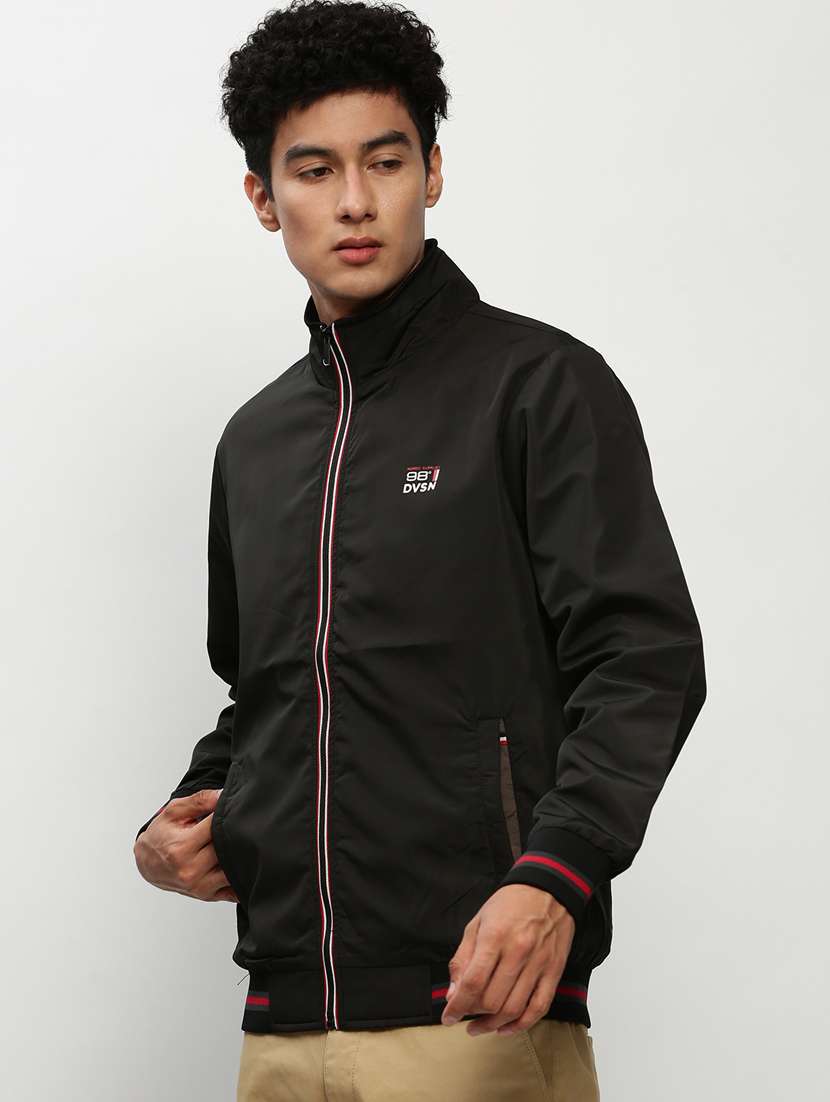 black nylon bomber jacket - 20325249 -  Standard Image - 1