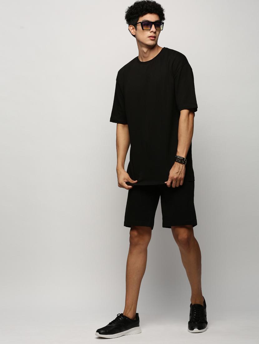 men round neck shorts & t-shirt co-ord set - 20325290 - Standard Image - 4