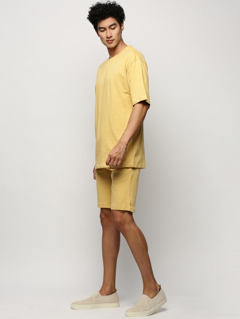 men round neck shorts & t-shirt co-ord set - 20325295 - Standard Image - 1