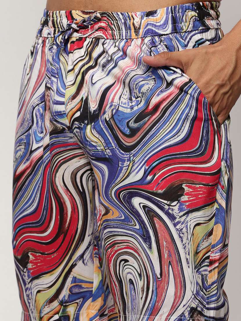 multi colored abstract print co-ord set - 20325296 -  Standard Image - 6