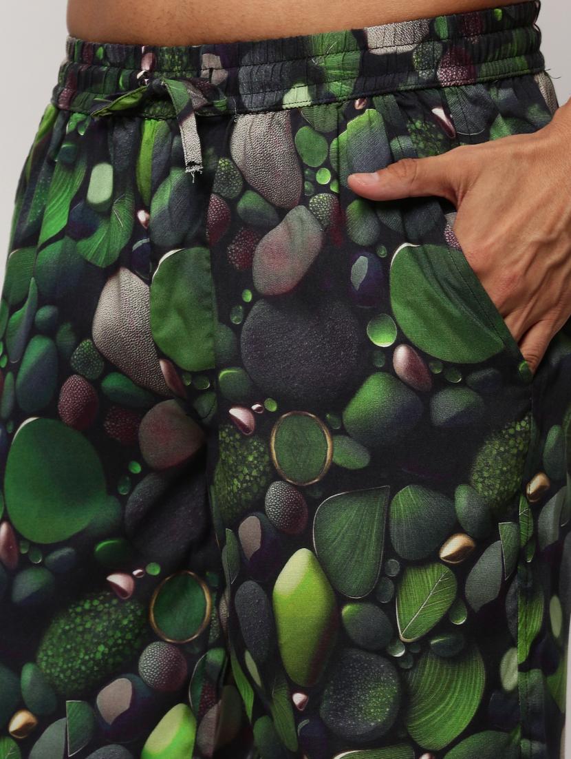 men green printed co-ord set - 20325301 - Standard Image - 6