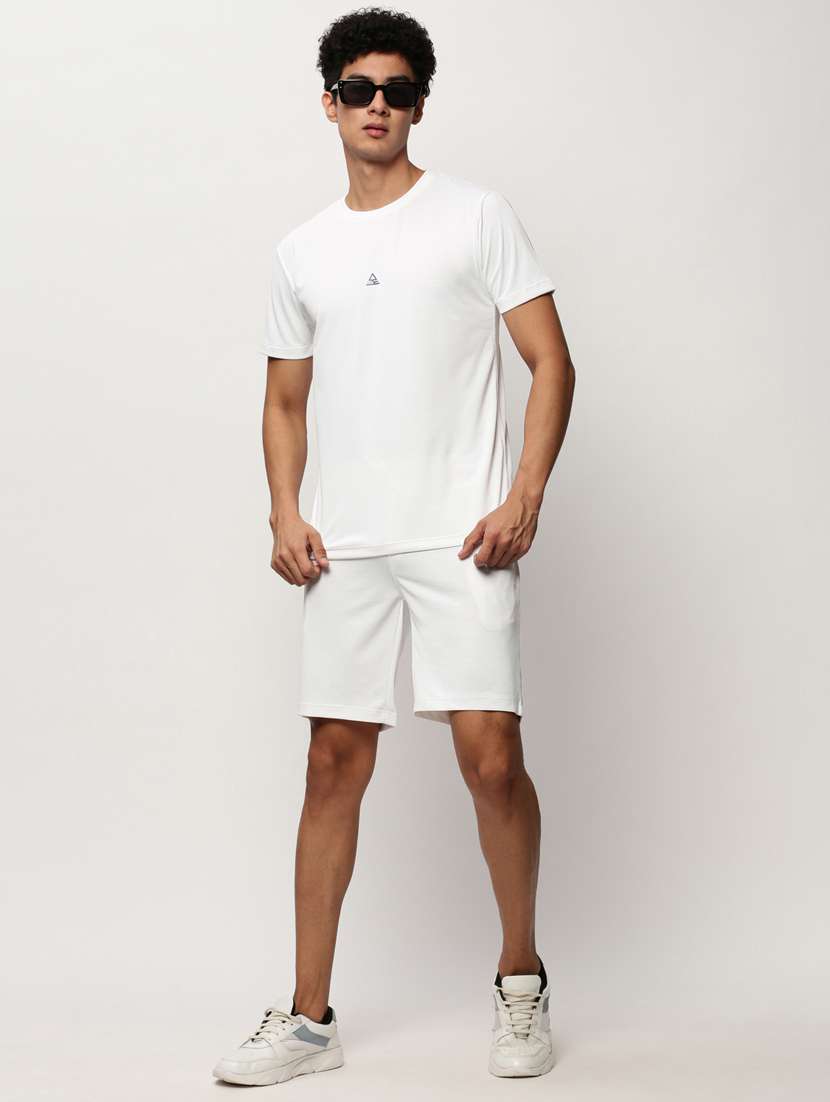 men round neck shorts & t-shirt co-ord set - 20325317 - Standard Image - 4