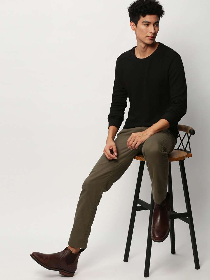 mens plain sweatshirt - 20325341 -  Standard Image - 4