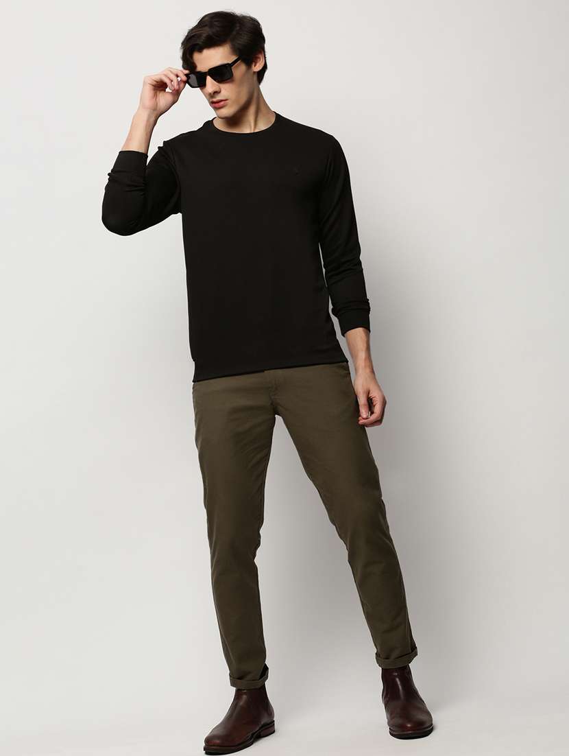 mens plain sweatshirt - 20325342 - Standard Image - 4