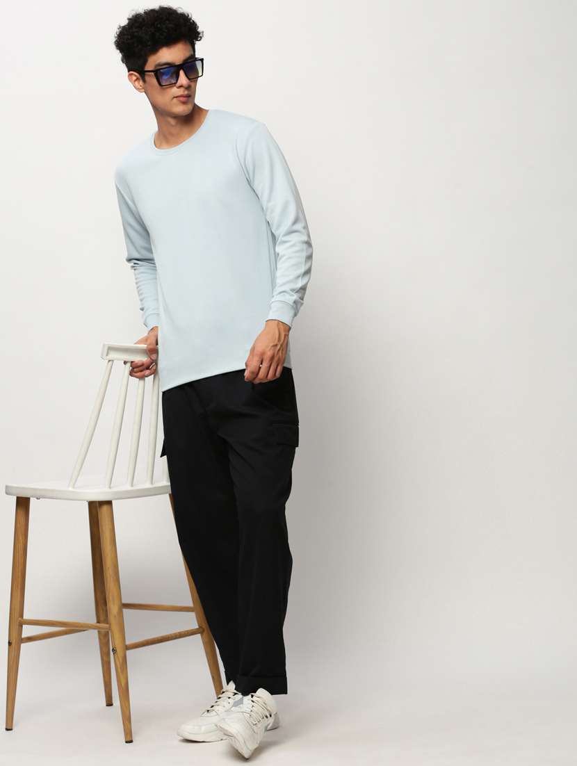 mens plain sweatshirt - 20325343 -  Standard Image - 4
