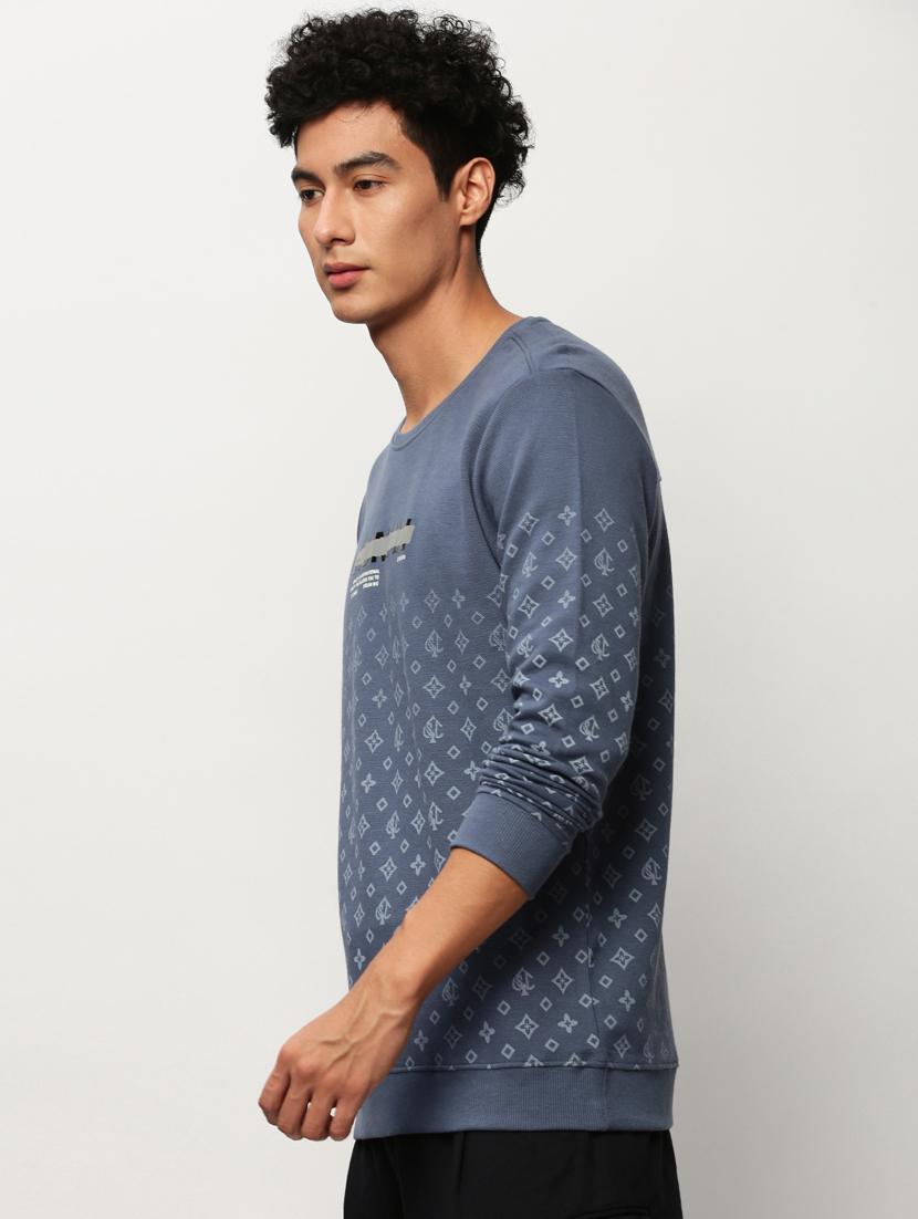 men printed long sleeve sweatshirt - 20325344 - Standard Image - 1