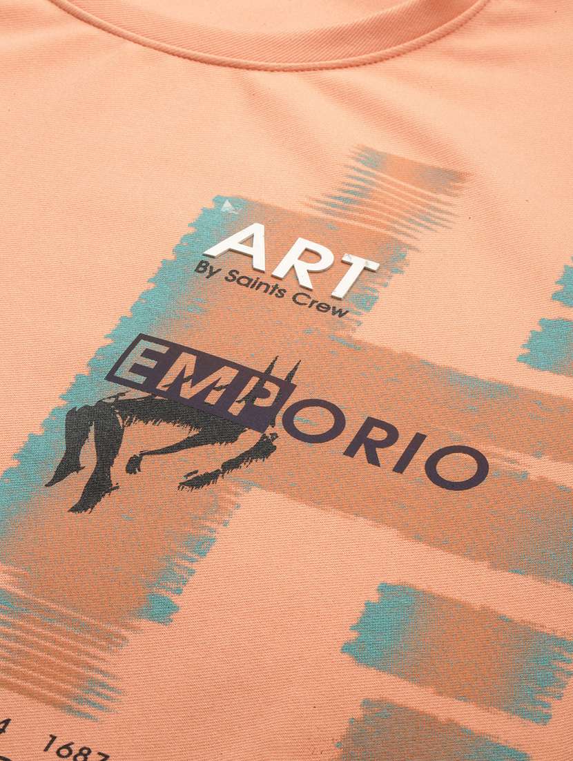 mens front print sweatshirt - 20325373 - Standard Image - 6