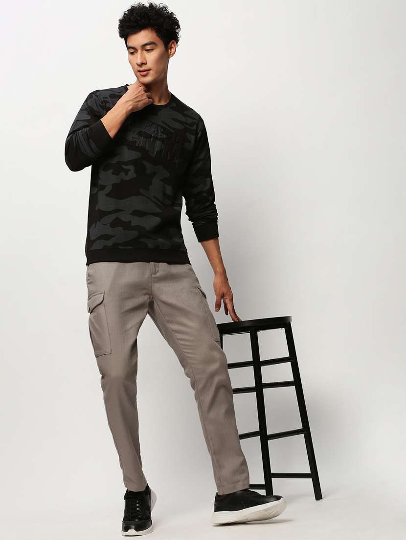 mens plain sweatshirt - 20325380 -  Standard Image - 4