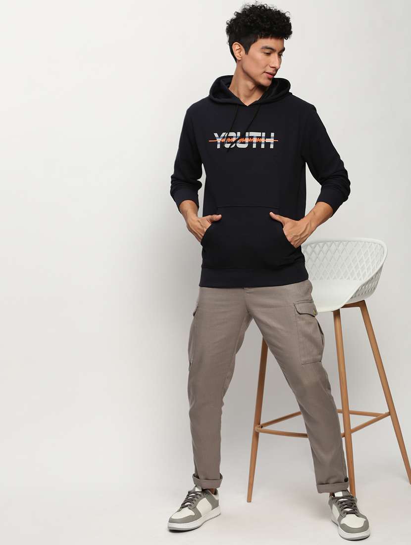 mens chest print sweatshirt - 20325405 -  Standard Image - 4