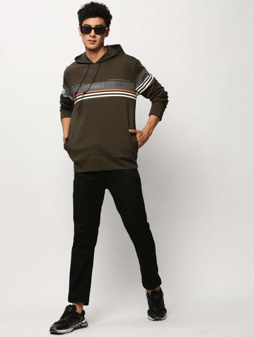 mens striped sweatshirt - 20325412 -  Standard Image - 4