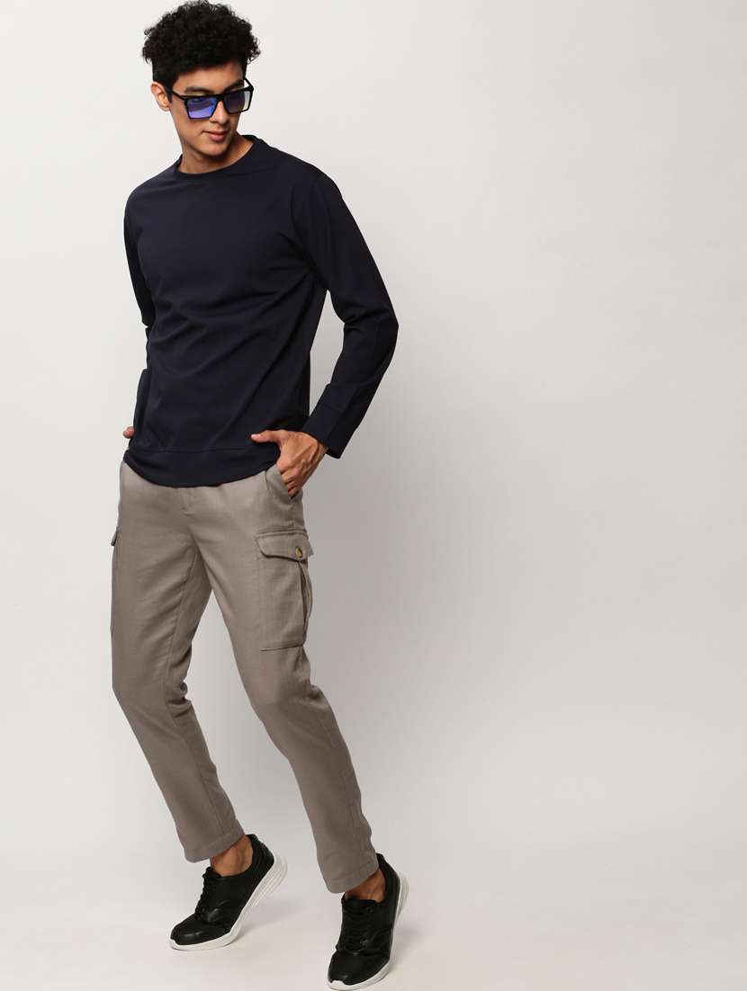 mens plain sweatshirt - 20325420 -  Standard Image - 4