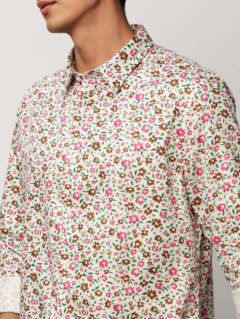 Mens Florals Casual Shirt