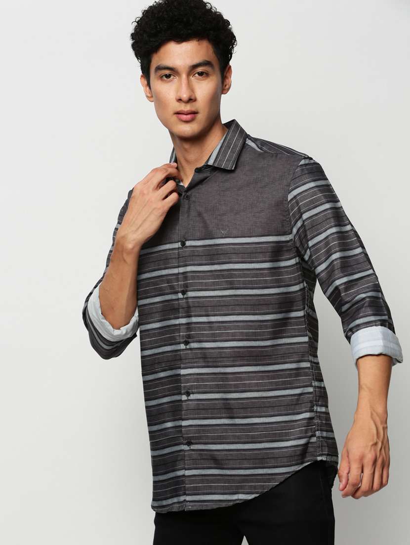 mens stripes casual shirt - 20325433 -  Standard Image - 1