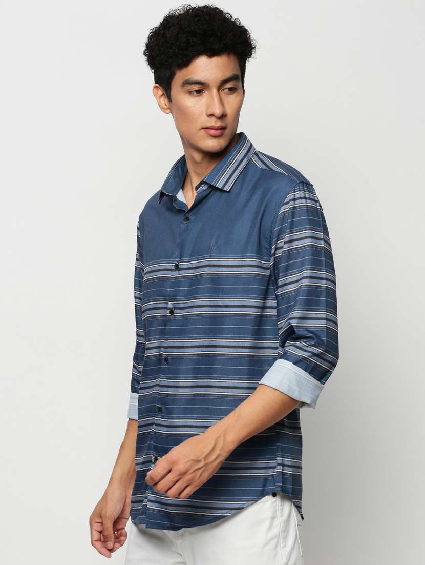 mens stripes casual shirt - 20325434 -  Standard Image - 1