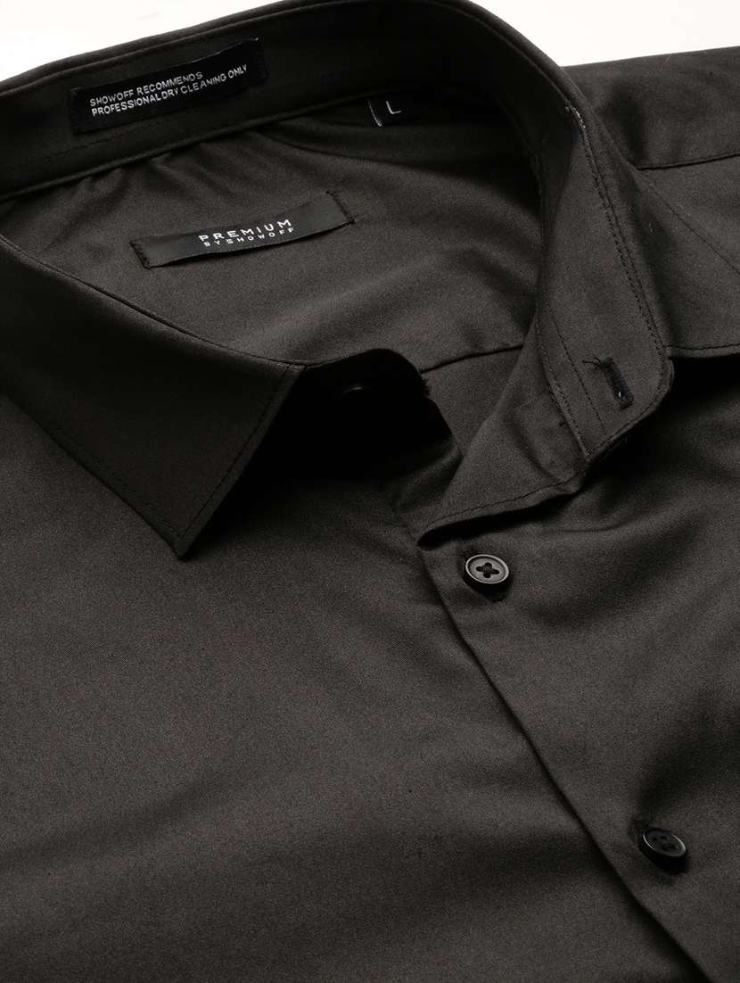 mens solid casual shirt - 20325438 -  Standard Image - 6