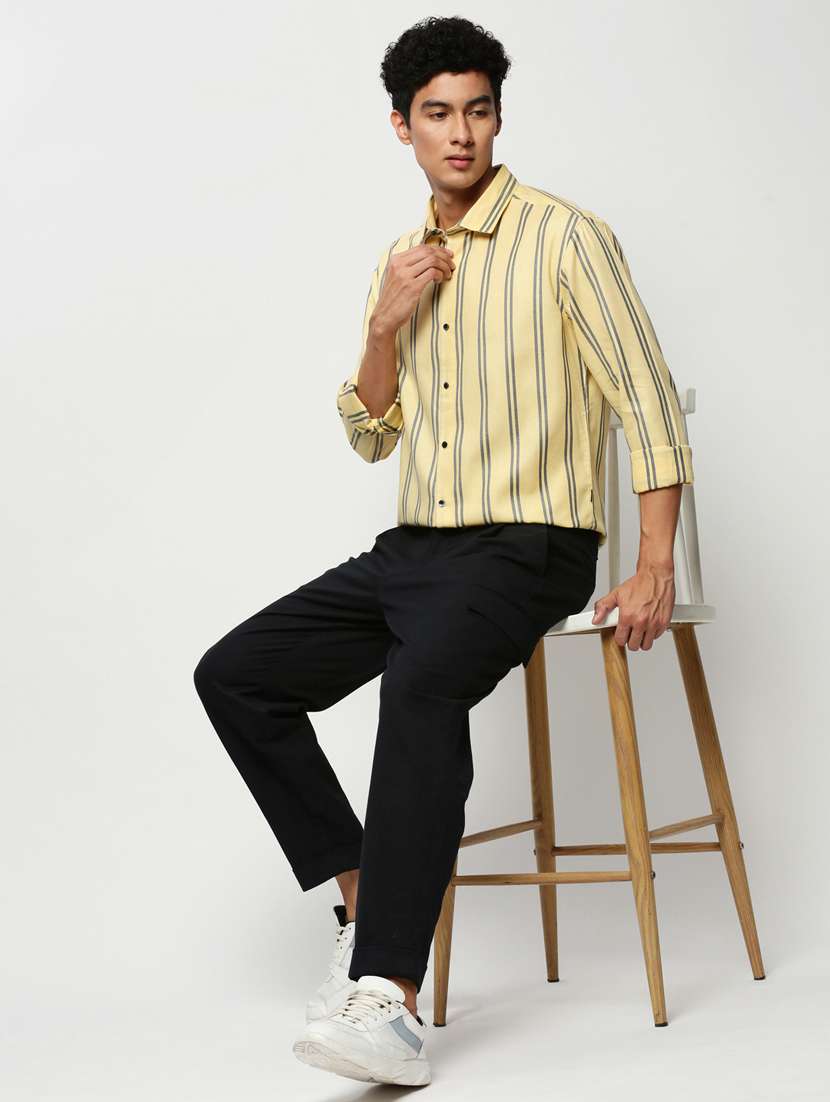 mens stripes casual shirt - 20325454 -  Standard Image - 4