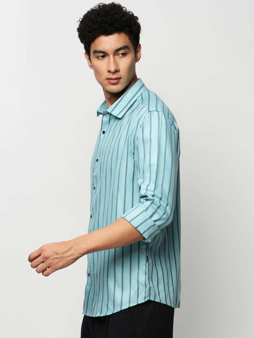 mens stripes casual shirt - 20325462 -  Standard Image - 1