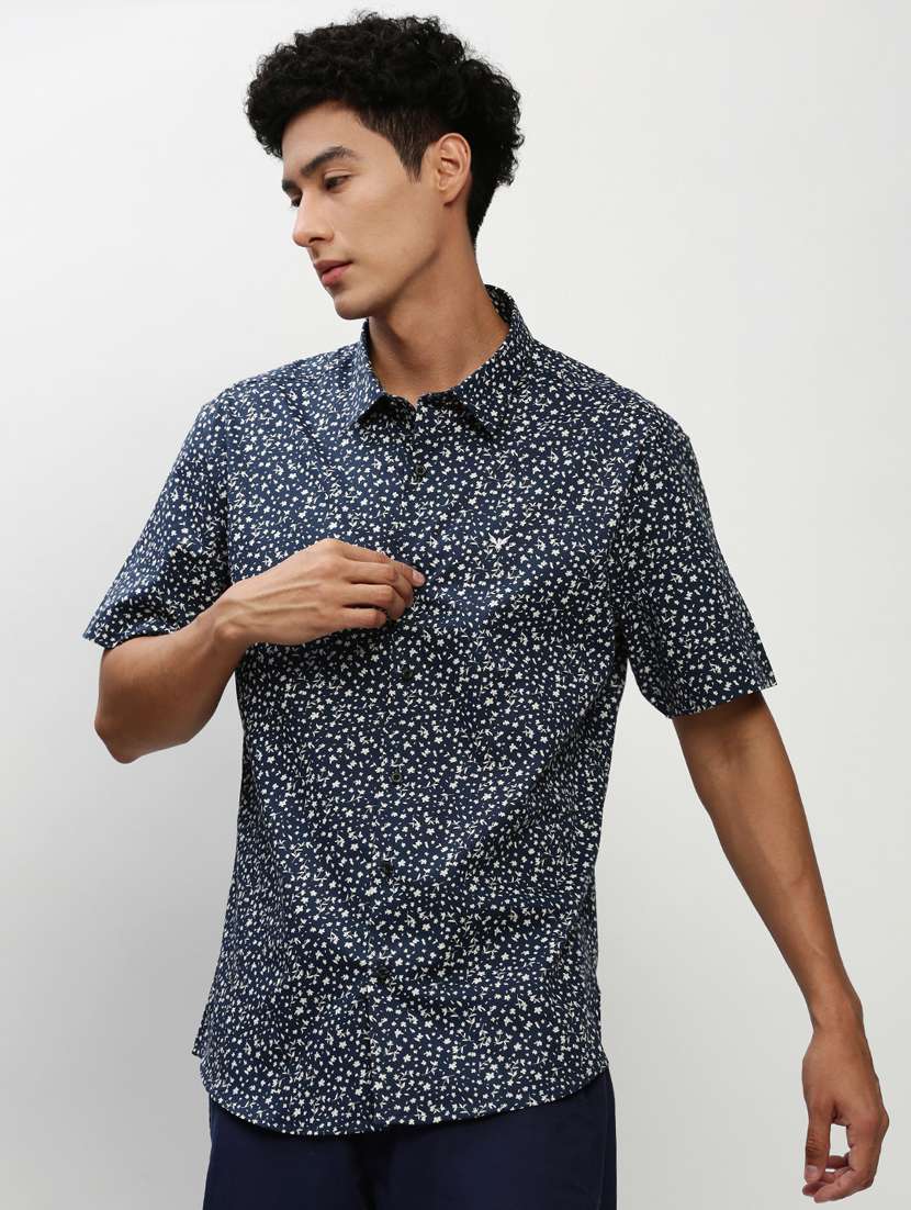Mens Polka Dots Casual Shirt - 20325475 -  Standard Image - 1